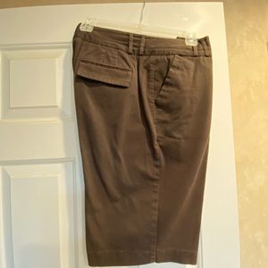 Chico's Brown long cotton shorts